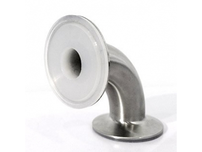 快裝式不銹鋼襯氟90度彎頭